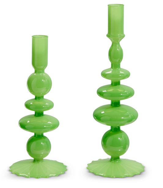 Glass Candlesticks