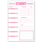 Weekly Student Planner Pink Large Notepad