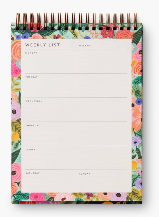Garden Party Desktop Weekly Planner